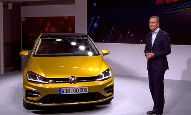 Мировая премьера обновлённого Volkswagen Golf