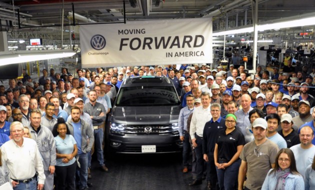 Новый кроссовер Volkswagen Atlas встал на конвейер