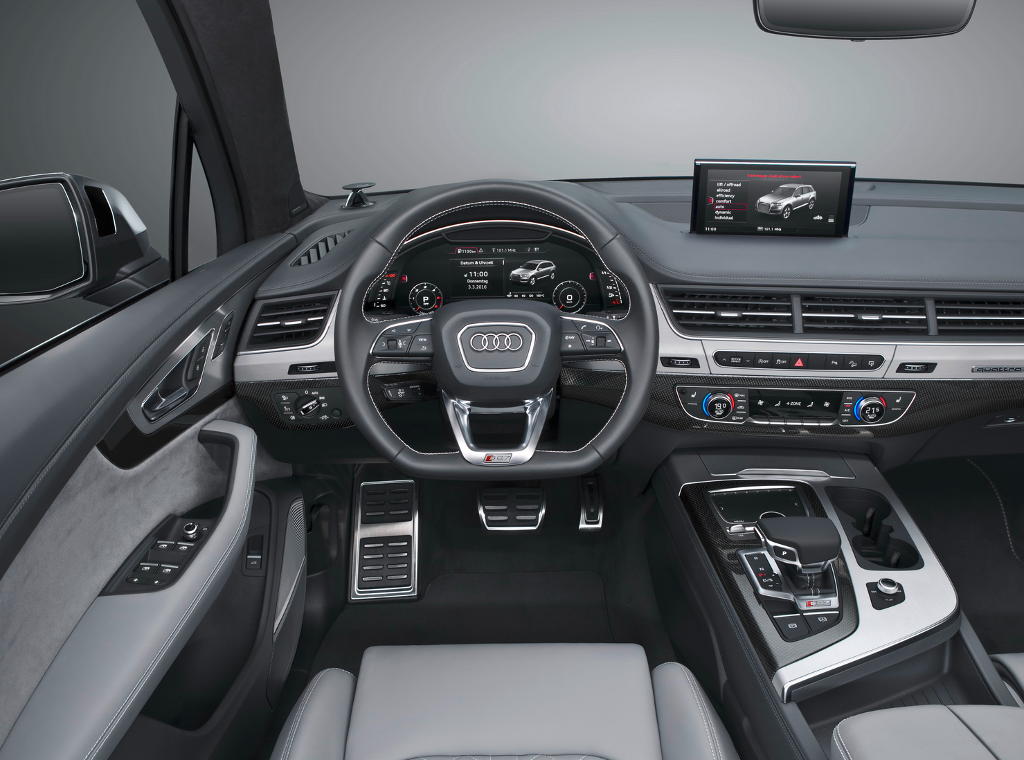 Самый мощный дизельный внедорожник Audi SQ7 TDI 2016–2017 (цена, фото)