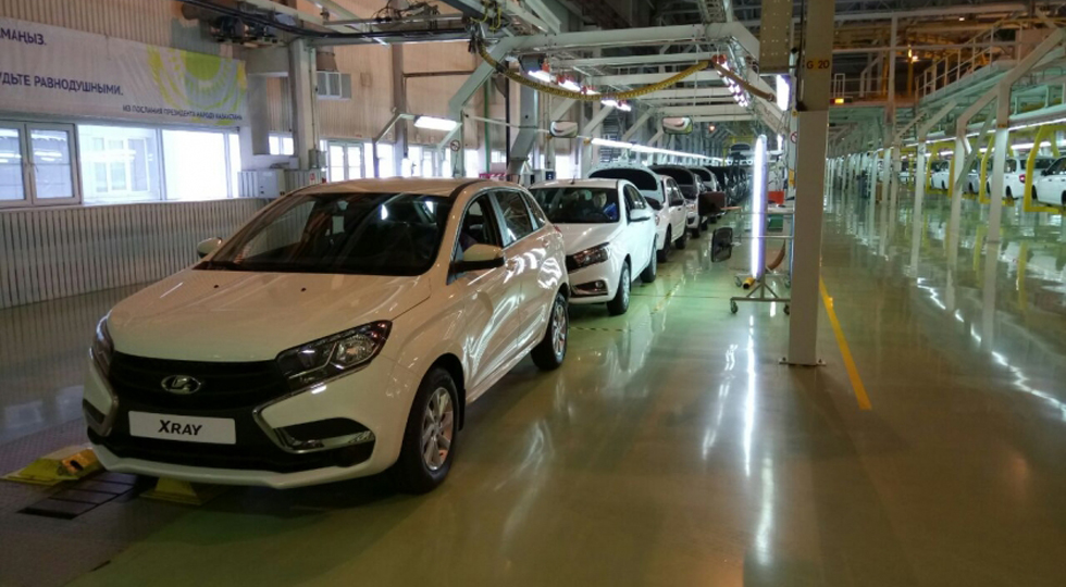 "Азия Авто" выпустит около 10 000 машин марки Lada в 2017 году