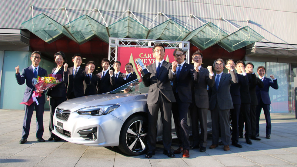 Subaru Impreza получил звание «Автомобиль года» в Японии